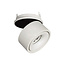 Kobi LED spots en LED armaturen Opbouwspot kantelbaar wit Ø 78 x 82mm - 8 watt - 3000K - 1804WIT