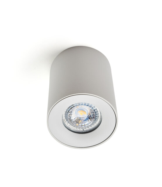 Opbouwspot wit Ø 80 / 100mm - GU10 - inclusief 3 kleuren binnenringen 1903WIT TRIO