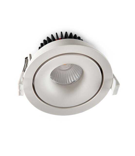 LED inbouwspot - kantelbaar - 10W 3000k warm wit - 1804WIT10WINBOUW