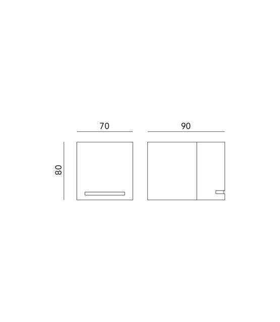 LED wandlamp voor buiten - zwart 70 x 80mm - GU10 - QUAZAR8/FOREST- UITVERKOOP