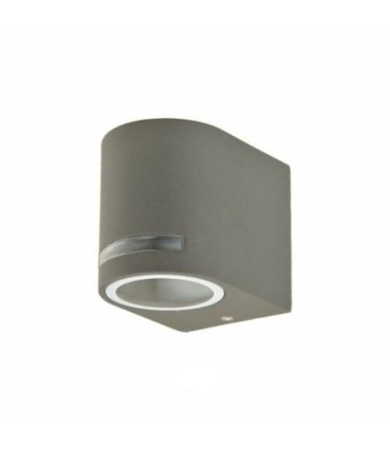 LED wandlamp voor buiten - grijs 70 x 80mm - GU10 - 1902DOWNGRIJS