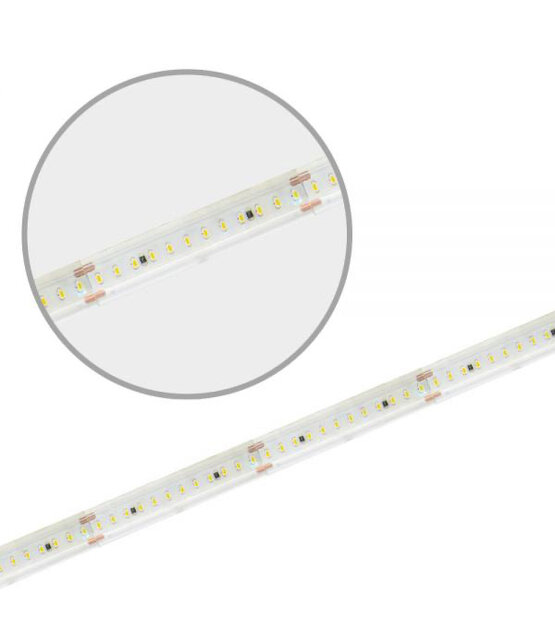 PRO LED Strip 48VDC 4000k Natuurlijk Wit 13W 1100lm/meter 240 Led/m IP68 - 20 meter