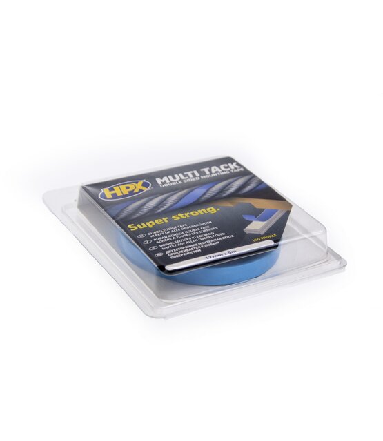 Dubbelzijdige LED profiel montage tape 12mm 5 meter huismerk blauw