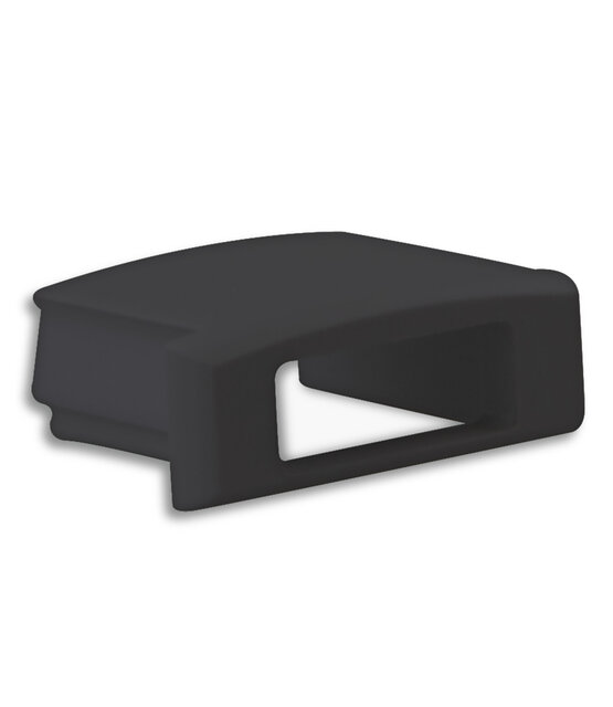 04ZWART eindkapje met kabeldoorvoer