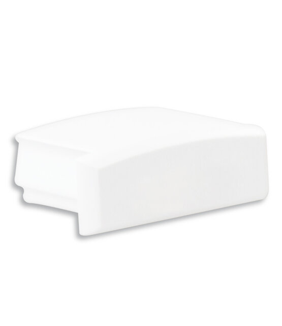 04WIT eindkapje zonder kabeldoorvoer