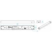 SLIM LED voeding 30 watt 12 volt 2,5 Ampère - IP20 - GTPC-30-12-S