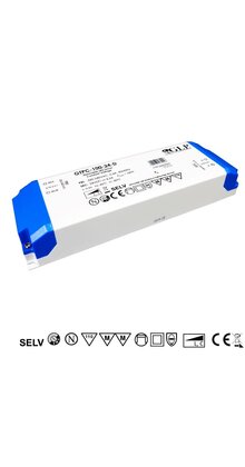 Fase afsnijding dimbare LED voeding 100 watt 24 volt 4,20 ampere - IP20 GTPC-100-24-D