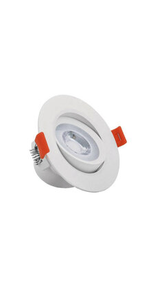LED inbouwspot - kantelbaar - 5W 3000k warm wit - Aanbieding