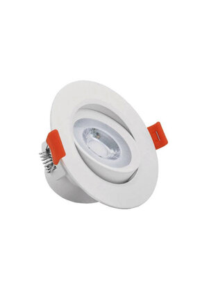 LED inbouwspot - kantelbaar - 5W 3000k warm wit - Aanbieding