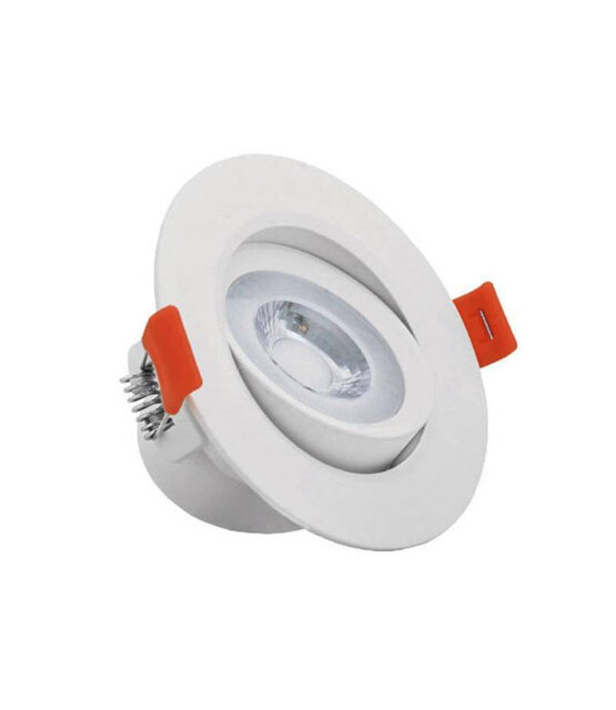 LED inbouwspot - kantelbaar - 5W 3000k warm wit - Aanbieding