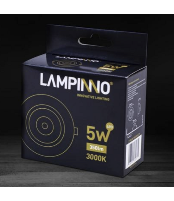 LED inbouwspot - kantelbaar - 5W 3000k warm wit - Aanbieding