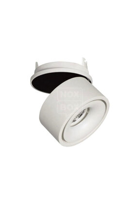 LED spot kantelbaar wit Ø 78 x 82mm - 10 watt - 3000K - 1712WIT Oslo10W - AANBIEDING