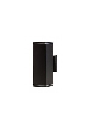 LED updown wandlamp voor buiten - zwart 90 x 260mm - GU10 - QUAZAR4 ZWART