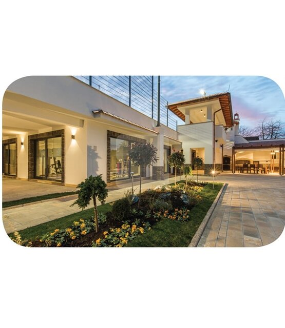 LED updown wandlamp voor buiten - zwart 90 x 260mm - GU10 - QUAZAR4 ZWART