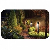 Staande LED lamp voor buiten - zwart 100cm x 12cm - GU10 - QUAZAR12 ZWART