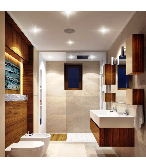 Waterdichte LED spot behuizing IP44 - OH34 RVS