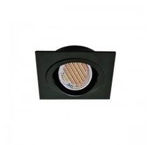 Kantelbare LED spot behuizing - OH328 Mat Zwart
