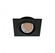 Kantelbare LED spot behuizing - OH328 Mat Zwart