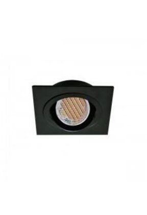 Kantelbare LED spot behuizing - OH328 Mat Zwart