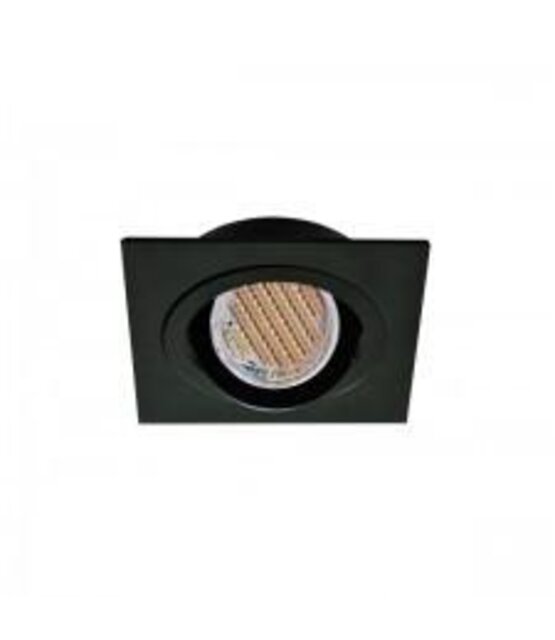 Kantelbare LED spot behuizing - OH328 Mat Zwart