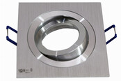 Kantelbare LED spot behuizing - OH328 Chrome