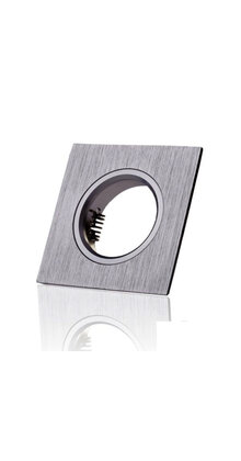Kantelbare RVS LED spot behuizing - OH20 RVS zilverkleurig