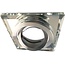 Luksus Kantelbare luxe LED spot behuizing - OH51 transparant met zilver