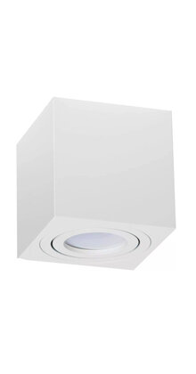 Vierkante LED opbouw lamp wit - OH37WIT - kantelbaar