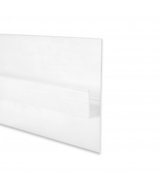 LED wand profiel 2 meter inclusief opaal klikafdekking 93,10 mm x 12,50 mm GIPS12WIT