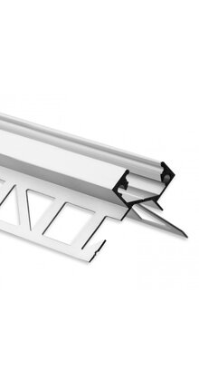 LED stuc hoekprofiel 2,5 meter 27,80 mm x 20 mm C23STUC BUITENHOEK (Afhaalprijs)