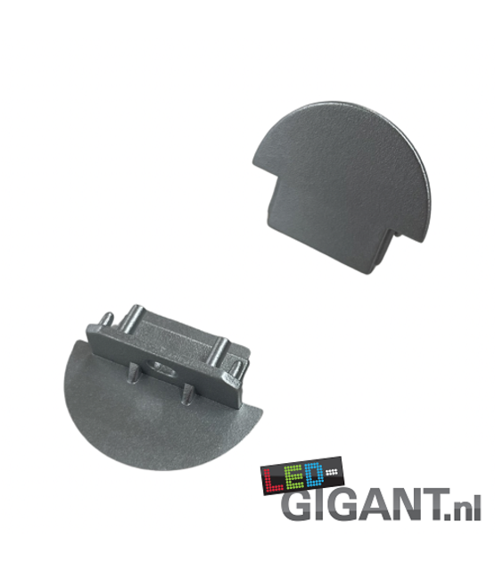 Eindkap met kabeldoorvoer 09ALU-INBOUW