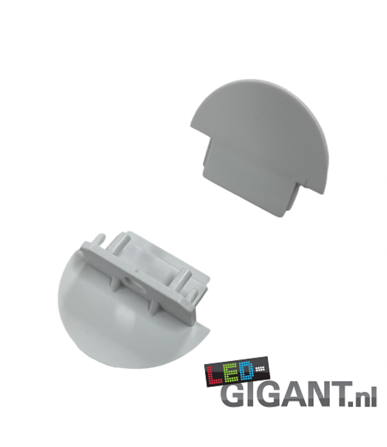 Eindkap met kabeldoorvoer 09WIT-INBOUW