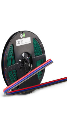 LED strip aansluitkabel 3-polig - 0,5 mm2 1 meter - voor dual white LED strips