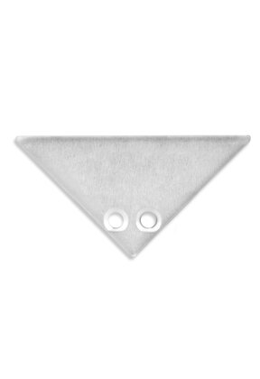 C15ALU eindkapje aluminium set van 2