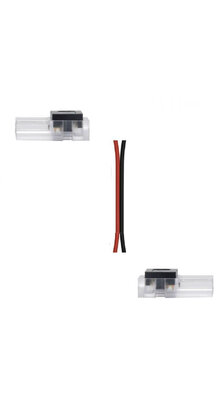 2 zijdige compacte LED strip connector 2 polig voor LED strips 10mm 5 ampere pitch afstand >7mm - 114376