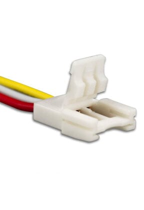 LED strip connector 3 aderig met draad 10mm voor Dual White LED strips - 112563