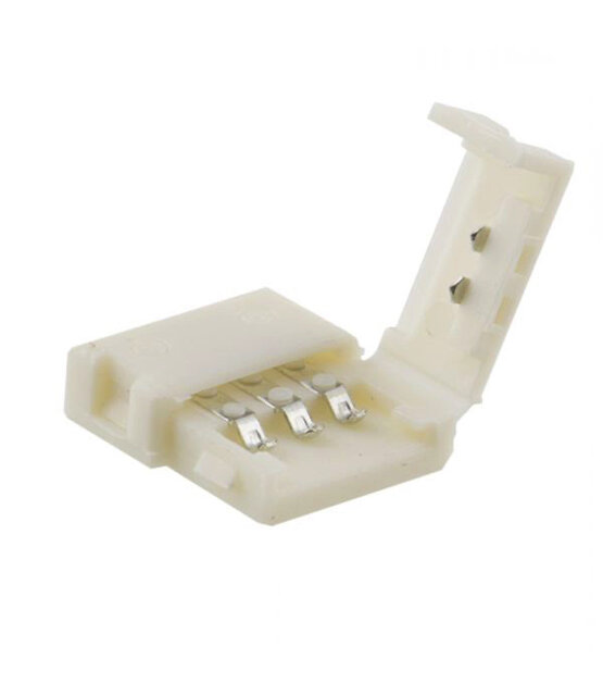 LED strip connector 3 aderig 10mm voor Dual White LED strips - 112563