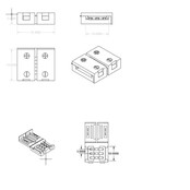 LED strip connector 3 aderig 10mm voor Dual White LED strips - 112563