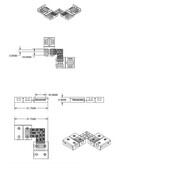 Hoekconnector LED strip connector 3 aderig 10mm voor Dual White LED strips - 112562