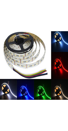 RGBCCT LED strip 22,5W 1650LM 60LED p/m 24VDC IP20 - 5 meter