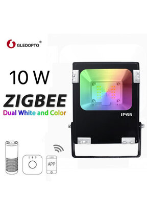 Gledopto Zigbee instelbare LED schijnwerper RGBCCT 10 watt (2000K-6500K) - smarthome compatible