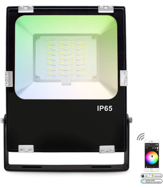 Gledopto Zigbee instelbare LED schijnwerper RGBCCT 10 watt (2000K-6500K) - smarthome compatible