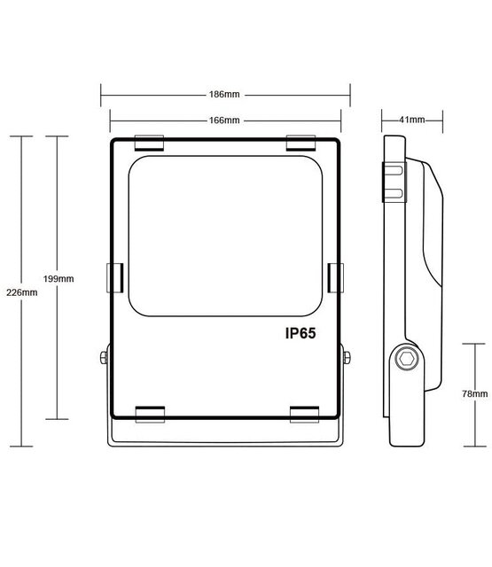 Gledopto Zigbee instelbare LED schijnwerper RGBCCT 10 watt (2000K-6500K) - smarthome compatible