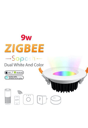 Gledopto Zigbee LED inbouwspot RGBCCT 9 watt (2000K-6500K) - Smart home compatible