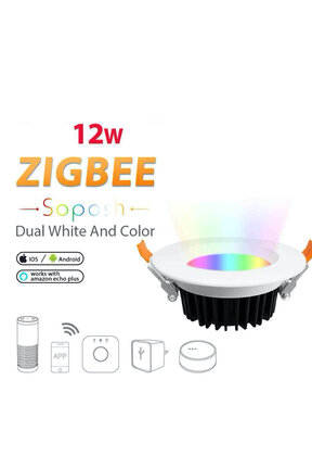 Gledopto Zigbee LED inbouwspot RGBCCT 12 watt (2000K-6500K) - Smarthome compatible