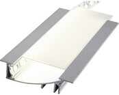 Wit LED inbouw profiel 53 mm x 13,5 mm F8Wit inclusief schuif afdekking
