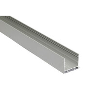 LED XL profiel 1 meter met lage afdekking 33,4mm x 29,6mm - XL11ALU