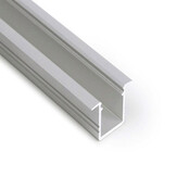 LED profiel 2 meter met afdekking  30mm X 20,4mm - 20INBOUW-ALU