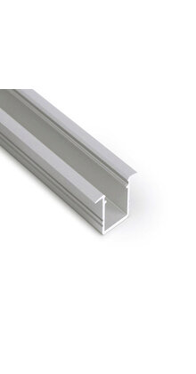 LED profiel 2 meter met afdekking  30mm X 20,4mm - 20INBOUW-ALU
