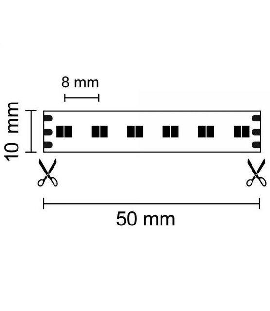 PRO LED strip dual white 3000K ~ 6000K 20W 1700LM 120LED p/m 24VDC IP20 - 5 meter